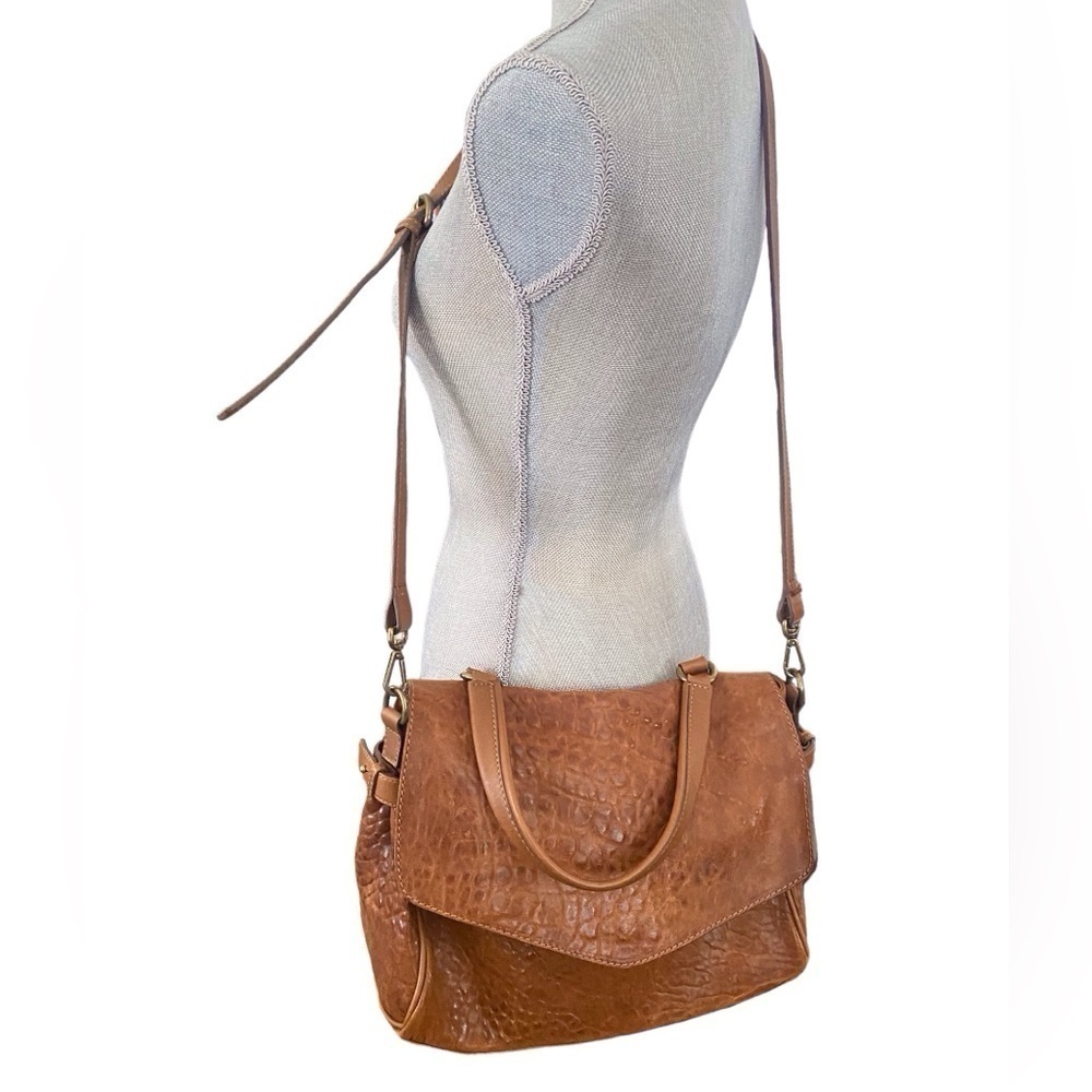 Massimo Dutti Leather Satchel Bag l Leather Crossbody Bag l leather tote